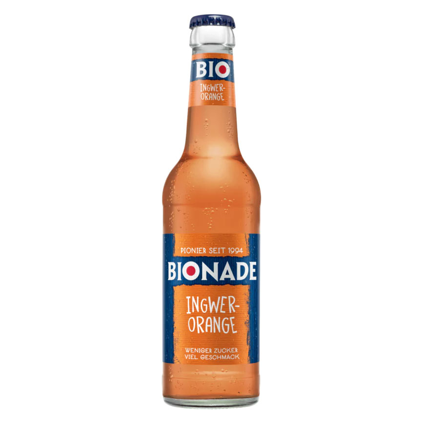 Bionade Ingwer Orange 12x0,33L MEHRWEG (GLAS)