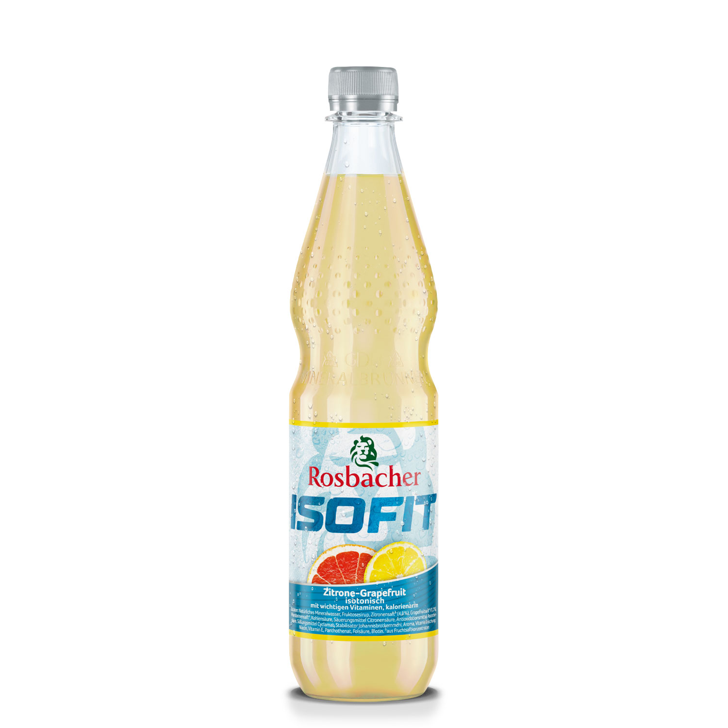 Rosbacher Isofit Zitrone-Grapefruit 12x0,75L MEHRWEG (PET)