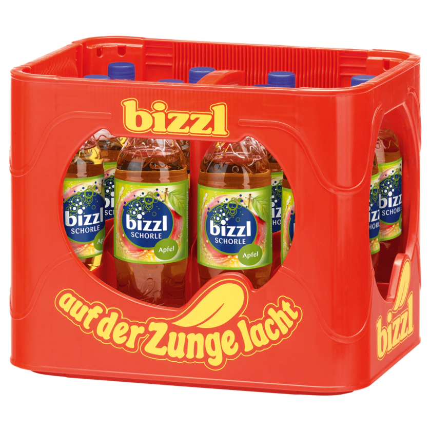 Bizzl Apfelschorle 12x1L MEHRWEG (PET)