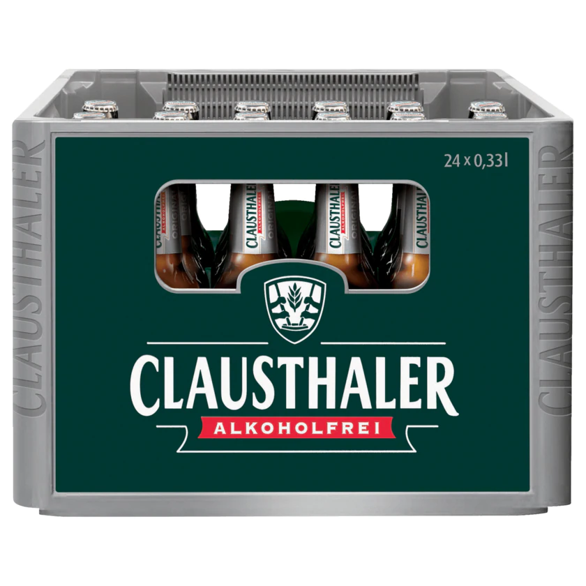 Clausthaler alkoholfrei 24x0,33L MEHRWEG (GLAS)