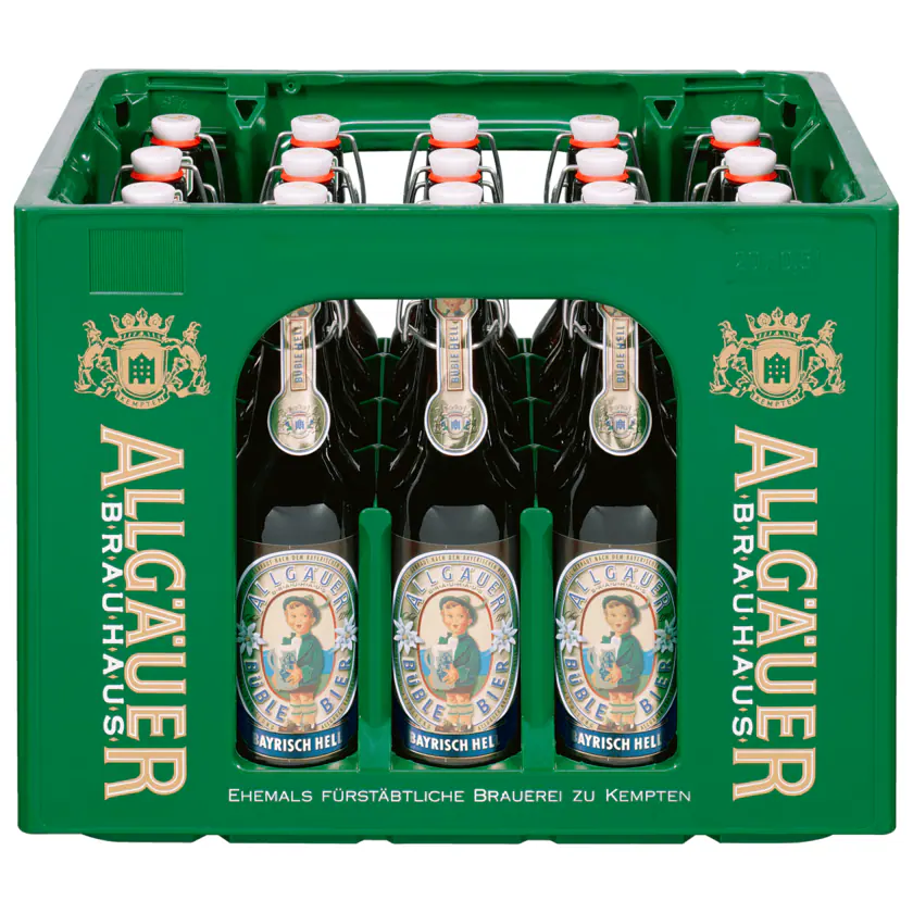 Allgäuer Brauhaus Büble Bayerisch Hell 20x0,5L MEHRWEG (GLAS)