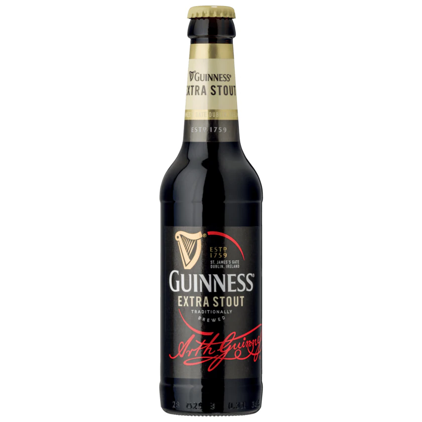 Guinness Extra Stout 11x0,5L MEHRWEG (GLAS)