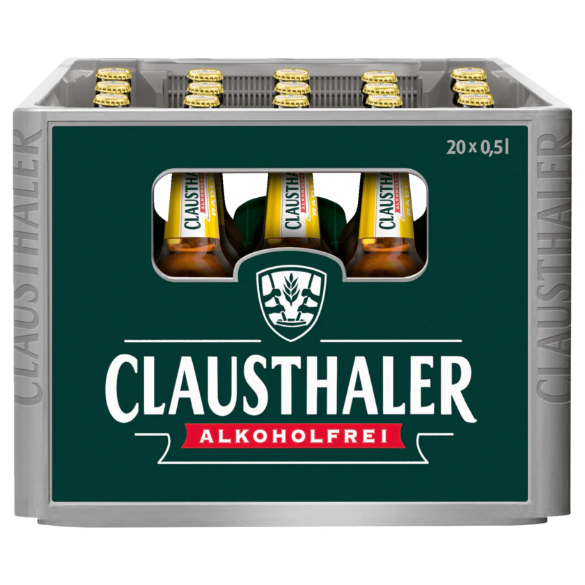 Clausthaler Radler 20x0,5L MEHRWEG (GLAS)