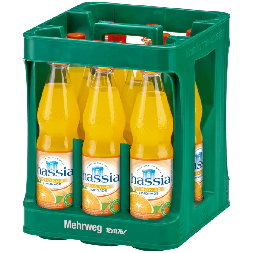 Hassia Orange 12x0,75L MEHRWEG (PET)