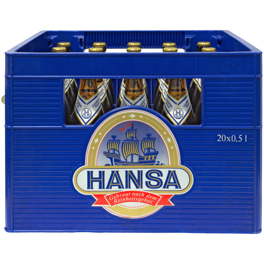 Dortmunder Hansa Pils 20x0,5L MEHRWEG (GLAS)