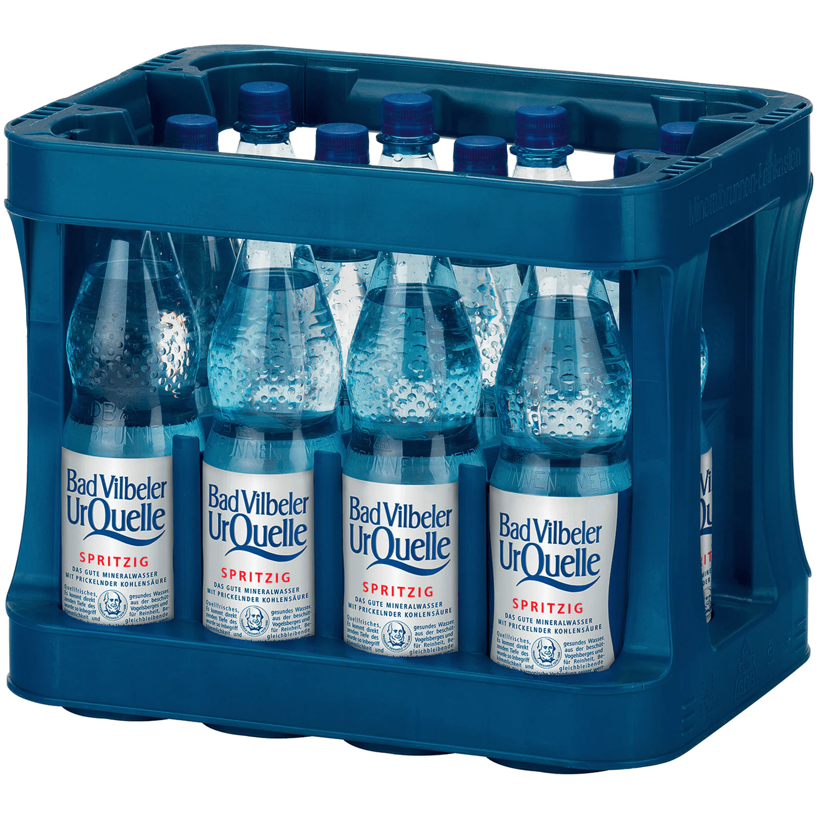 Bad Vilbeler UrQuelle Spritzig 12x1L MEHRWEG (PET)