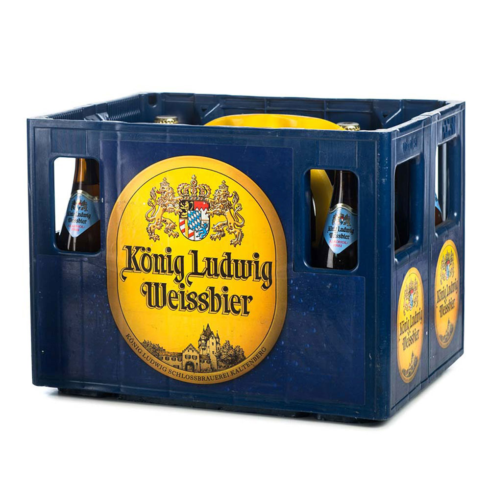 König Ludwig Weissbier Alkoholfrei 20x0,5L MEHRWEG (GLAS)